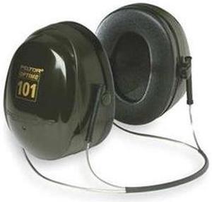 3M H7B Ear Muff,26dB,Behind-the-Head,Bk/Grn