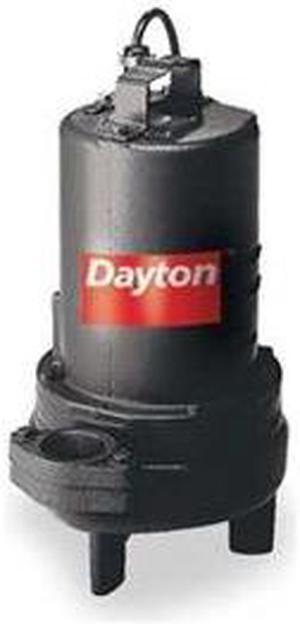DAYTON 4HU87 1-1/2 HP 2" Manual Submersible Sewage Pump 460V