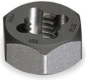Hex Rethreading Pipe Die, Steel, 3/4-14