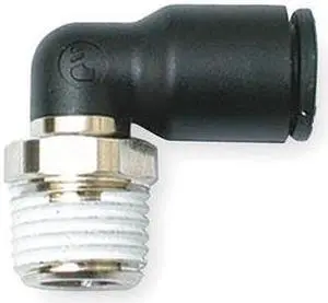 LEGRIS 3109 62 18 Push-Fit Elbow Fitting, 1/2 in Tube Size,