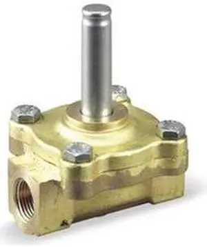 DAYTON 008043 Brass Solenoid Valve Less Coil, Normally Closed, 1/2 in Pipe Size