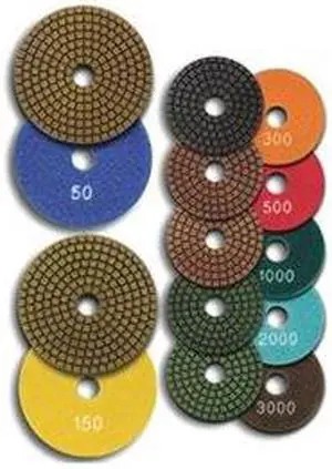 DIAMOND VANTAGE S-4WPPX-3000 Premium Polishing Pad, 3000 Grit