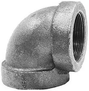 Elbow, 90 Deg, 1-1/2 x 1/2 In, NPT, Iron