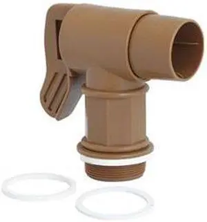 ZORO SELECT 2"PE Drum Tap,(M)NPT 2 In.,Polyethylene