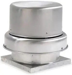 DAYTON 5DVT1 Downblast Vent, Direct Drive, 13-3/4 In, RPM: 1140