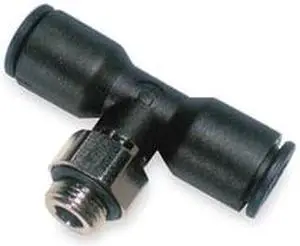 LEGRIS 3198 10 13 Push-Fit Tee Fitting, 10mm Tube Size, Fiberglass-Reinforced