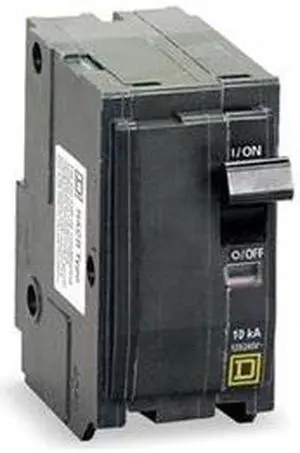 SQUARE D QO220VH Miniature Circuit Breaker, QO Series, 20A, 2 Pole, 120/240V