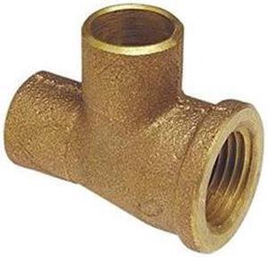 NIBCO 714LF-1 Tee,Low Lead Cast Bronze,C x FNPT x C