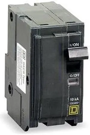 SQUARE D QO230HID Miniature Circuit Breaker, 30 A, 120/240V AC, 2 Pole, Plug In