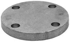 ANVIL 0308016807 4" Flanged Cast Iron Blind Flange, Faced and Drilled Class 125