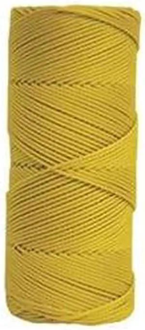 Kraft Tool Masons Line,500 ft,Braided Nylon,Yellow  BC342