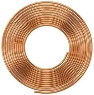 MUELLER INDUSTRIES KS02100 Coil Copper Tubing, 3/8 in Outside Dia, 100 ft