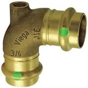 VIEGA 79640 Viega ProPress vent elbow, 3/4" x 3/4" x 1/8"