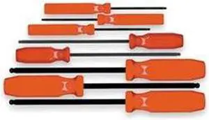 EKLIND 90108 8 Piece SAE Long Handle Hex Key Set, 90108