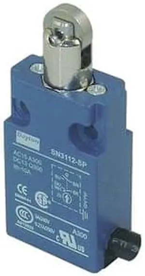 Mini Limit Switch, SPDT, Vert, Roller