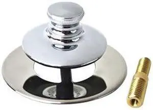 WATCO 48751-PP-CP Bathtub Stopper and Drain,Push Pull