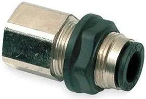 LEGRIS 3036 56 11 F BulkheadConn.1/4ODx1/8NPT Thread,PK10