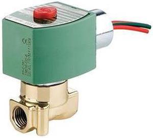 REDHAT 8262H021V Solenoid Valve, 2-Way, 2-Position, Normally Closed, 1/4 in