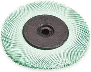 SCOTCH-BRITE 61500187796 Radial Bristle Brush,T-C,6x7/16,1 Micron