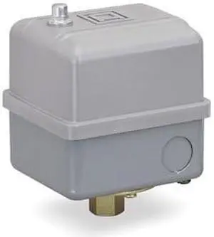 Pressure Switch, 40-20PSI, 1Port, DPST, 10A