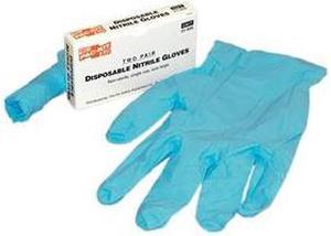 Disposable Gloves, Nitrile, L, Blue, PK2
