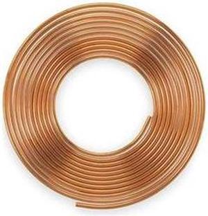 MUELLER INDUSTRIES KS02060 Coil Copper Tubing, 3/8 in Outside Dia, 60 ft