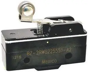 HONEYWELL BZ-2RW8225551-A2 Snap Action Switch, Lever, Roller, Short Actuator,