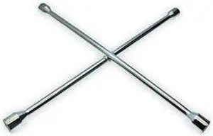 WESTWARD 2HLB2 Lug Nut Wrench,4 Way,L 25 In