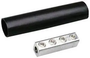 BURNDY AGSKIT250 Wire Connector Kit, 250 kcmil Max, Black, Cross-Linked
