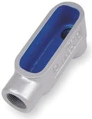 ABB LB57 Conduit Outlet Body,Iron,1-1/2 In.