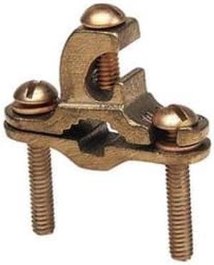 Pipe Ground Clamp, 10AWG, 2.28In