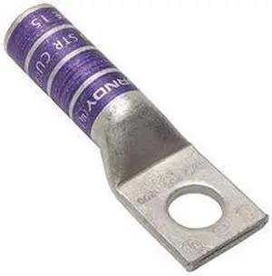 Long Barrel CU Lug, 1 Hole, 4/0 AWG