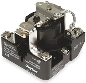 DAYTON 5Z554 Open Power Relay,5 Pin,24VDC,SPDT
