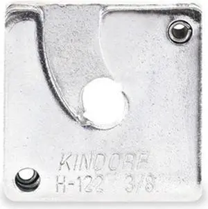 KINDORF H 122 3/8 EG Channel Nut,3/8 In,Silver