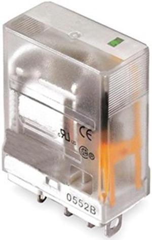 DAYTON 1EHD6 General Purpose Relay, 240V AC Coil Volts, Square, 5 Pin, SPDT