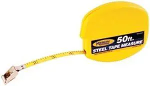 Keson Long Tape Measure,3/8 In x 50 ft,Orange  ST1850Y