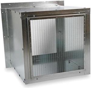 DAYTON 3FKF9 Wall Housing,Galv Steel,For 30 In Fan