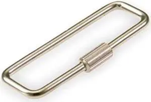 Turn Sleeve Key Ring, Steel, PK 25