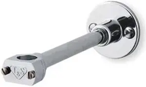 T&S BRASS B-109-01 Wall Bracket, Chrome Plated Brass