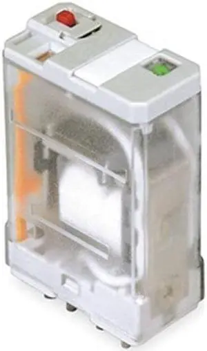 DAYTON 1EHE4 General Purpose Relay, 240V AC Coil Volts, Square, 5 Pin, SPDT