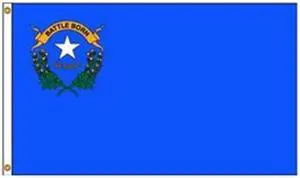 ANNIN FLAGMAKERS 143380 Nevada Flag,5x8 Ft,Nylon