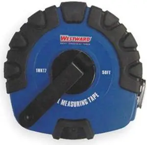 WESTWARD 1MKT7 50 ft Tape Measure, 3/8 in Blade