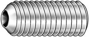 ZORO SELECT SDSS0310063CP-PK100 Socket Set Screw,Cup,5/16-18x5/8,PK100 ZORO SELECT SDSS0310063CP-PK100 Socket Set Screw,Cup,5/16-18x5/8,PK100