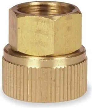 WESTWARD 4KG87 Hose To Pipe Adapter,Swivel,Dbl Female