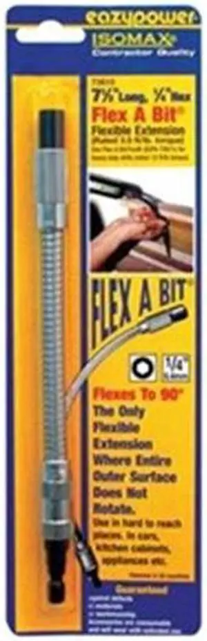 FLEX A BIT 73610 Flexible Extension,1/4",1/4",7-1/2"