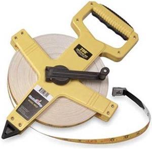 WESTWARD 4YP86 100 ft Engineer's Tape Measure, 1/2 in Blade