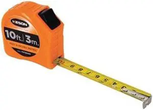 KESON PGT18M10V 10 ft/3m Tape Measure, 5/8 in Blade
