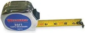 WESTWARD 1MKT3 35 ft Tape Measure, 1 in Blade
