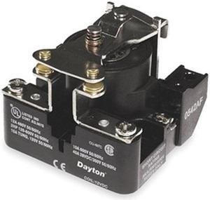 DAYTON 5X851 Open Power Relay, Surface Mounted, SPST-NO, 240V AC, 4 Pins, 1