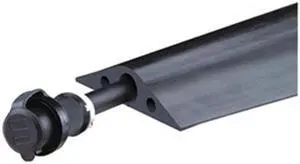 CHECKERS RFD9-5 Cable Protector,1 Channel,Black,5 ft. L
